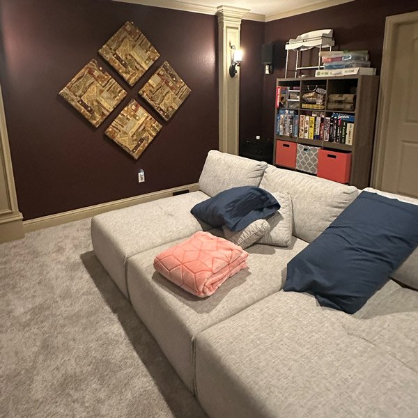 Family playroom clean and orgnized by Spruce Your Space DFW