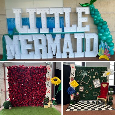 Get Letters and Backdrops for your next event - Spruce Your Space DFW